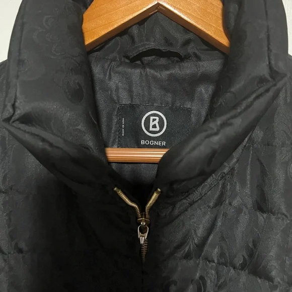 Bogner black print down jacket - Picture 2 of 6